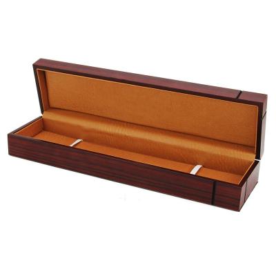 China Oblong Wood Logo Rectangle Packaging Watch Box Custom Made OEM Fashional Wooden for sale