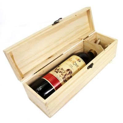 China Oblong Wooden Custom Wood Engrave Logo Wine Storage Gift Box With Guangzhou Lock for sale