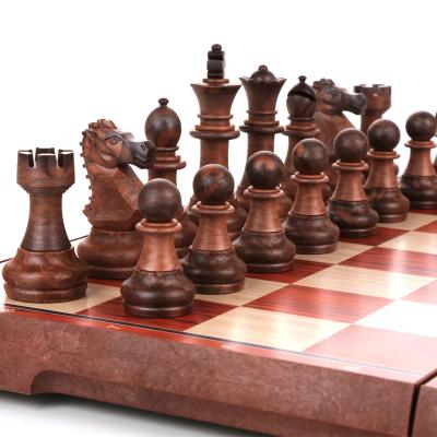 China High Quality Luxury Cardboard Folding Chess Set Chess Board Hot Selling Chess Wooden Board Game Custom Wholesale Custom Made for sale