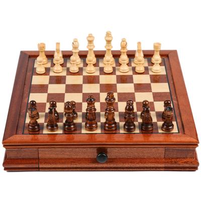 China High End Magnetic Luxury Board Folding Chess Board Tournament Chess Set Hot Wholesale Custom Wooden Chess Sets for sale