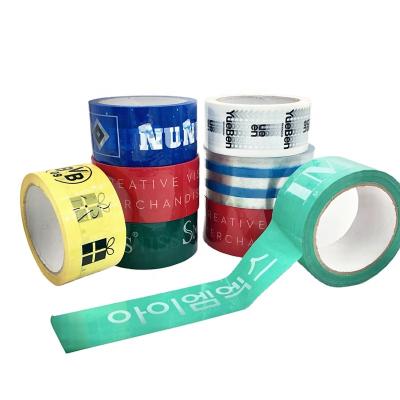 China Waterproof Most Popular Low Noise Bopp Shipping Carton Color Pull Tape Custom Logo Cusomized for sale