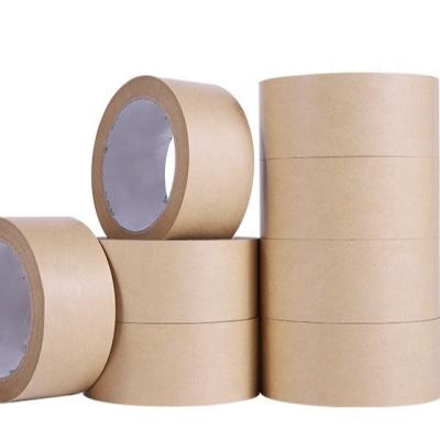 China Waterproof Carton Box Sealing Use Kraft Paper Bonded Adhesive Kraft Paper Paper Tape Self Adhesive Kraft Paper for sale