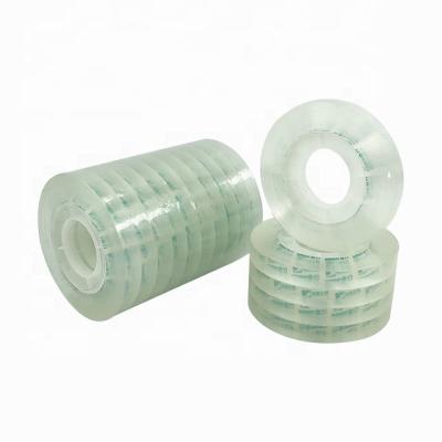 China Cardboard Small Size Office Wholesale BOPP Easy Tear Adhesive Stationery Sealing Tape for sale