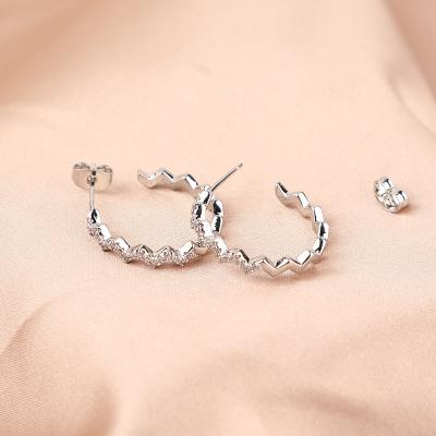 China CUNYAN Trendy Fashion Circle Earrings Trend 2021 Hypoallergenic Piercing Jewelry Women Girls Statement Earrings Studs Designer Wholesale for sale