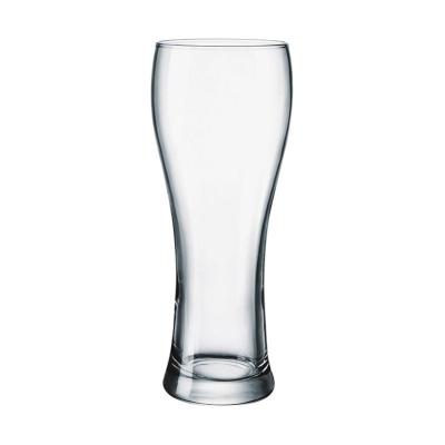 China Convenient Perimeter Design To Use Pilsner Beer Glass Size Height Beer Glass Can Be Customized Logo Wholesale for sale