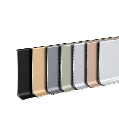 China Factory Wholesale Modern Concealed Aluminum Alloy Baseboard Recessed Skirting for sale