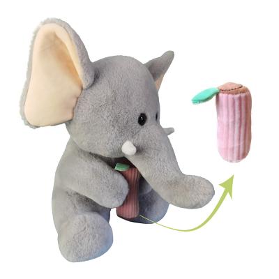 China 2021 New Cartoon Style Cute Plush And Stuffed Baby Elephant Toys With Big Ears Low Moq Wholesale Cheap Toy Plush Elephant soft for sale