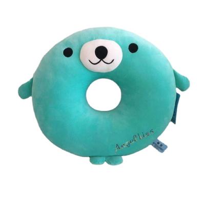 China Cute Plush Cartoon Napping Pillow Flat Travel U Shape Neck Pillows for sale