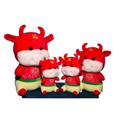 China Custom Stuffed Animal Cow Cattle Stuffed Animal Mascot Mascot Stuffed By Plush Toys Hobby Factory Manufactor for sale