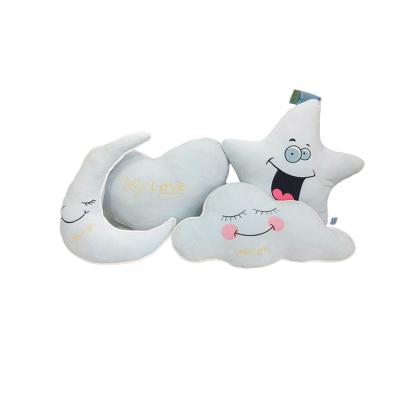 China Cute Fun Toys Hobby Stuffed Plush Toy Maker Factory Cloud Star Heart Sky House Cushions for sale