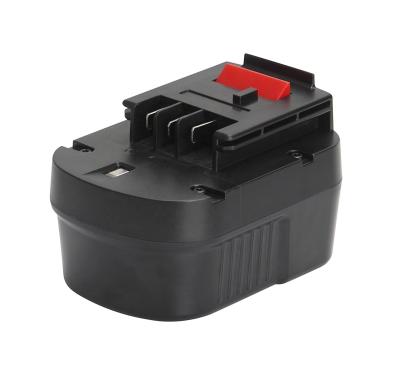 China Replacement Power Tool Battery Ni-MH 12V 2000mAh 3000mAh Rechargeable for Black and Decker HPB12 FSB12 BD1204L for sale