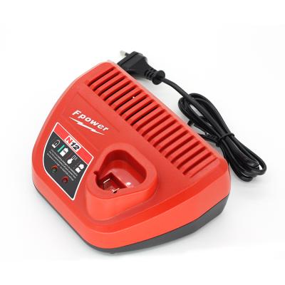 China M12 N12 High Quality Power Tool Battery Universal ABS Li-ion Charger 10.8V 12V 3A For Mil-Wauke for sale