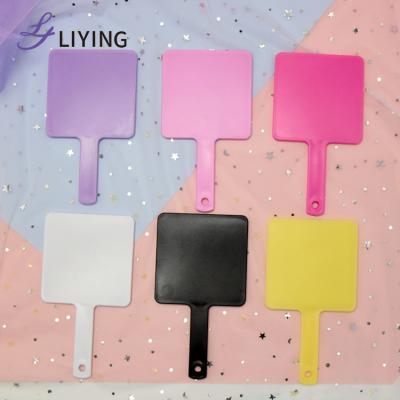 China Smalll MOQ Private Label Square Mirrors Hand Held Classic Rectangle Personalized Modern Hanging Mirror For Promotion for sale