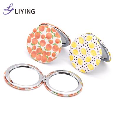 China NEW ORIGINAL Wholesale Double Sided Round Pocket Mirror Compact Hand Mirror Round With Wholesale Price for sale