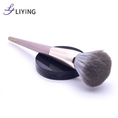 China High Quality Simple Makeup Brush Smudge Brush Soft Wooden Makeup Brushes Custom Logo For Makeup for sale