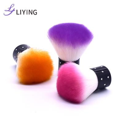 China Angular blush cheap kabuki brush private label price rhinestone makeup brushes custom kabuki for sale