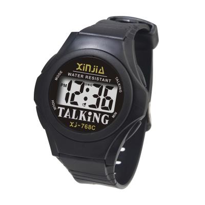 China High Quality Cheap Alarm Digital Watch xj-768 Digital Talking Watch For The Elderly And Children Watch for sale