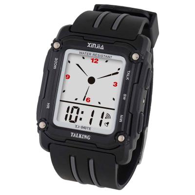 China Cheap Alarm Mode Thai Language LCD Digital Talking Watch For Lampshades for sale