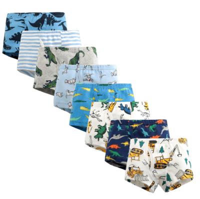 China 2022 Breathable cotton children's cartoon boxer shorts briefs lovely cheap breathable kids underwear boxers for boys for sale