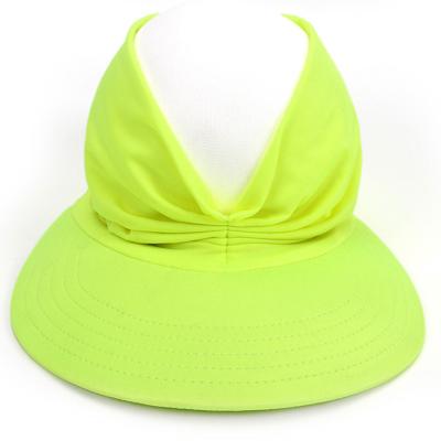 China JOINT Big Brim Beach Women Sun Hats Summer Empty Top Sun Shade Covers Outdoor Sports Hats for sale