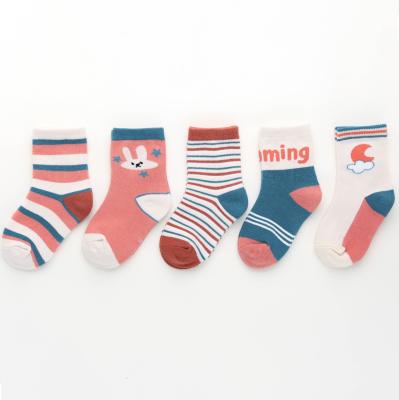 China QUICK DRY Cotton Kids Socks Autumn Socks Boys Girls Baby Cute Cartoon Socks Anti Slip Summer for sale