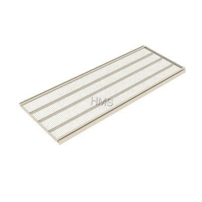 China Single Sided Wire Shelf Supermarket Euro Style Tego Wire Mesh Shelf for sale