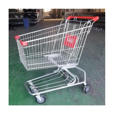 China Unveiling Factory Sale Supermarket Store Trolley Shopping Trolley Steel Wire Shopping Trolley for sale