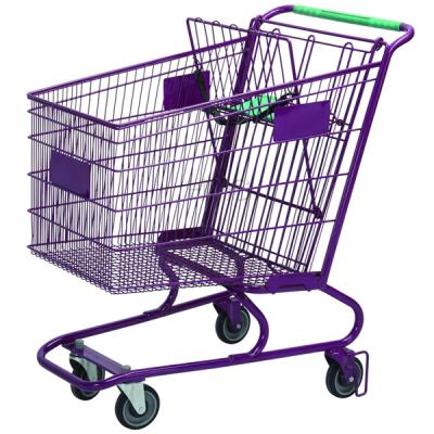 China High Quality Unfolding Supermarket Grocery Trolley Trolley With Seat for sale