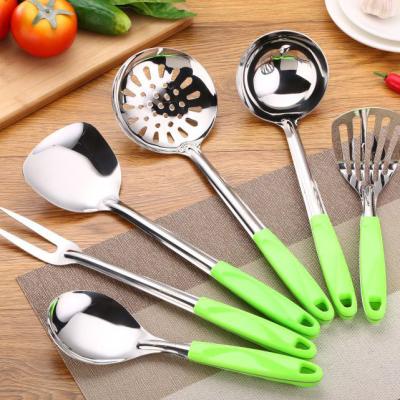 China Sustainable Kitchen Accessories Utensil Set Utensils Supplier Kitchen Cook Stainless Steel Utensil Set for sale