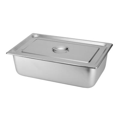 China Wholesale Hotel Buffet Food Equipment Restaurant Canteen 1/3 Food Pans Stainless Steel Fast Food Gastronorm Food Container Hotel GN Standard Casserole for sale