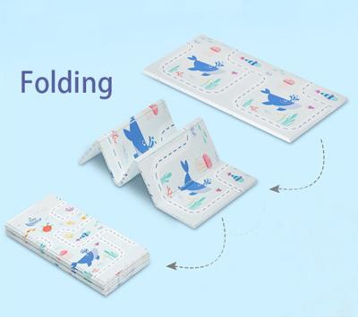 China Xpe Eco-friendly Non-slip Waterproof Waterproof Thicken Folding Crawling Mat Children's Play Mat Household Baby Mat for sale