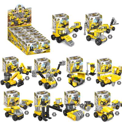 China Hands-On Ability Diy Exercise Children Assemble Car Toys Take Apart Truck Toy Constructions Play Vehicles Set For Kids Ten Box Set for sale