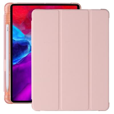 China Fanshion Single Full Body Protection Soft Shell Trifold Stand Flip Leather Case Cover For iPad 10.2 9th 8th 2021 7th 2020 2019 for sale