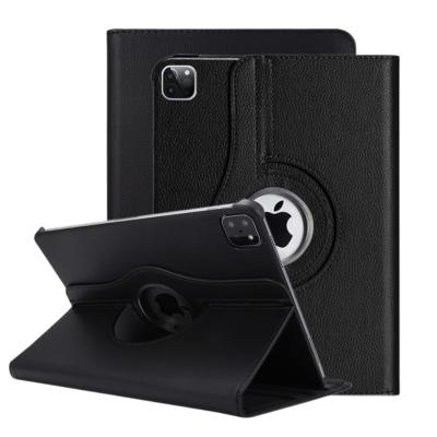 China Fanshion Simple Rotate Stand Leather Case Cover For IPad Pro 12.9 2021/2020/2018 Hard Shell Protective Skin for sale