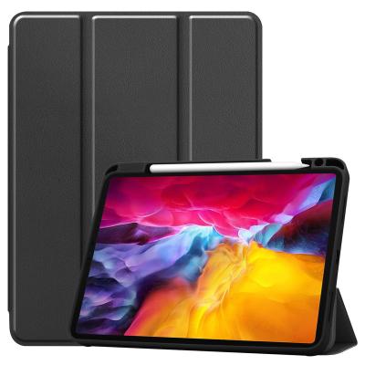 China Fanshion Simple Shockproof Stand Case Slim Leather Smart Cover For iPad Pro 11 2021 2020 2018 Soft Shell Pouch Skin for sale