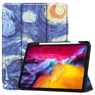 China Fanshion Print Simple Shockproof Stand Case Slim Leather Smart Cover For iPad Pro 11 2021 2020 2018 Soft Shell Pouch Skin for sale