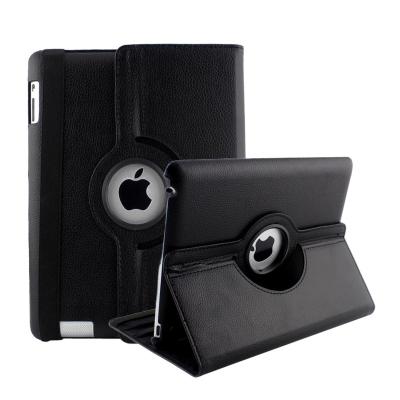 China Fanshion 360 Rotating Simple Muti-Angle Stand Leather Case For iPad 234 9.7 Inch Smart Cover Shell Pouch for sale