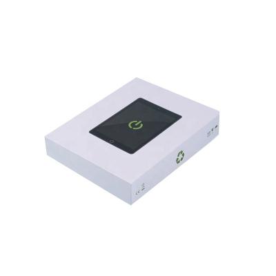 China Handmade Luxury White Gift Boxes With Lids For Tablet Cardboard Box Custom Packaging For Flat Computer for sale