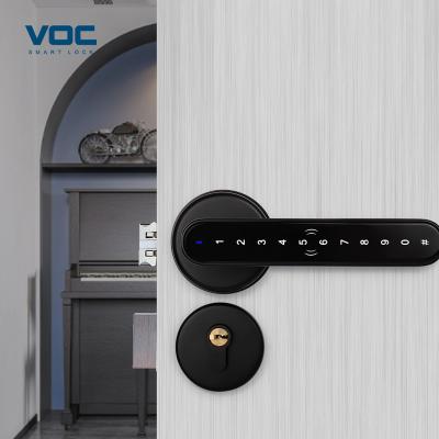 China VOC keyless usb charging biometric 100 pieces electronic smart digital door lock password fingerprint card double-sided tuya for sale