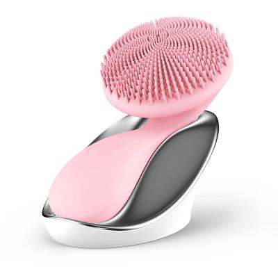 China High Quality Anti-puffiness Beauty Facial Massager Waterproof Mini Electric Deep Clean Pore Silicone Remover for sale