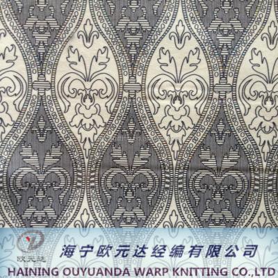 China European Style Velvet Bond Super Soft Bonding Foil Printed Metallic Fabric With TC For Sofa Cover for sale