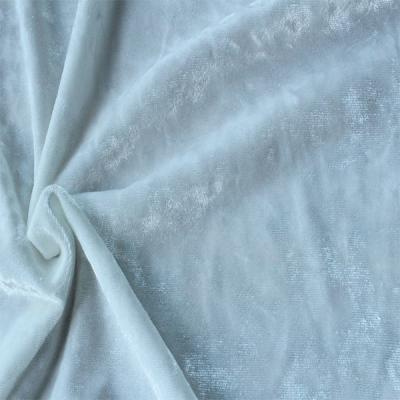 China Anti Static Crushed White Velvet Polyester Fabric Manufacturer For Sublimation Printing for sale