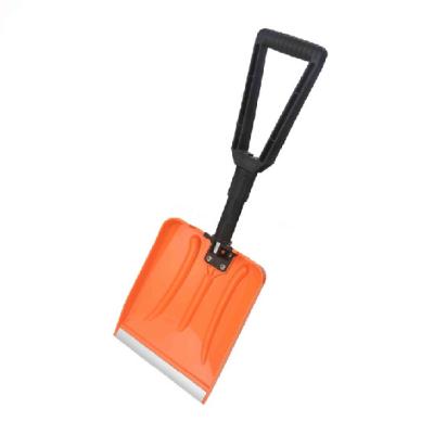 China Lightweight Snow Shovel Emergency Car Snow Shovel With D-Grip Comfortable Handle Portable Snow Shovel For Driveway Camping Outdoor for sale