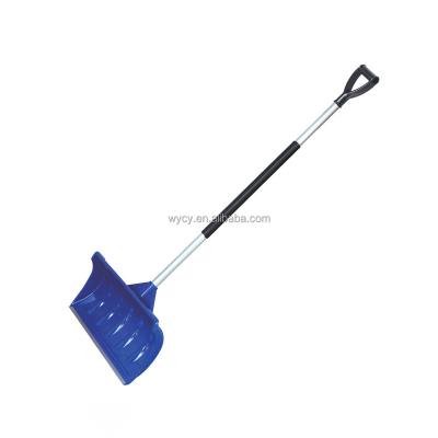 China Eco-friendly Hot Sale Plastic Colorful Snow Shovel Snow Shovel With Aluminum Handle for sale