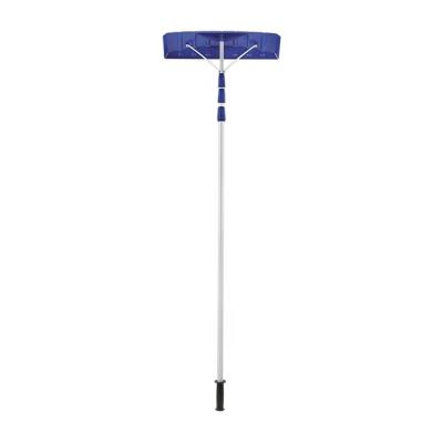 China Factory Hot Sale Aluminum Telescoping Snow Roof Rake Handle Blue Color Eco - Friendly for sale