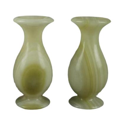 China Minimalist Natural Afghan Jade Vase Hand-carved Crystal Vase Decorative Home Furnishing Items for sale