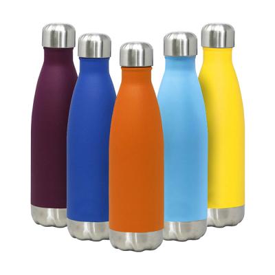 China PORTABLE Custom Logo Outdoor Sports Cola Stainless Steel Vacuum Insulated Water Bottle for sale