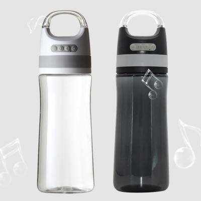 China Viable Designed Waterproof Plastic Water Bottle Speaker Music Player Travel Wireless Bottle for sale