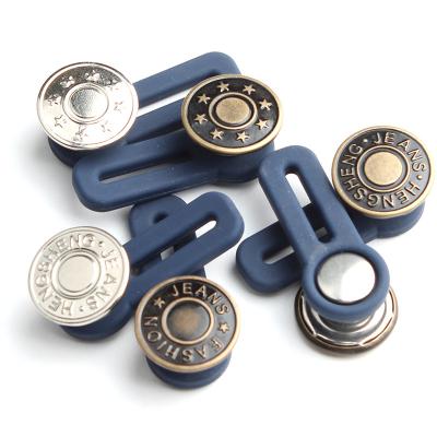 China 17mm Sustainable Custom Retractable Detachable Buttons For Garment Jeans Button DIY Clothing JEL-4 for sale