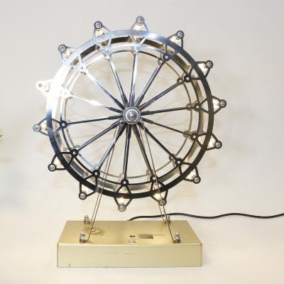 China Modern promotional retro sleep light ferris wheel bedside light lamps led modern metal table lamp 2022 for sale